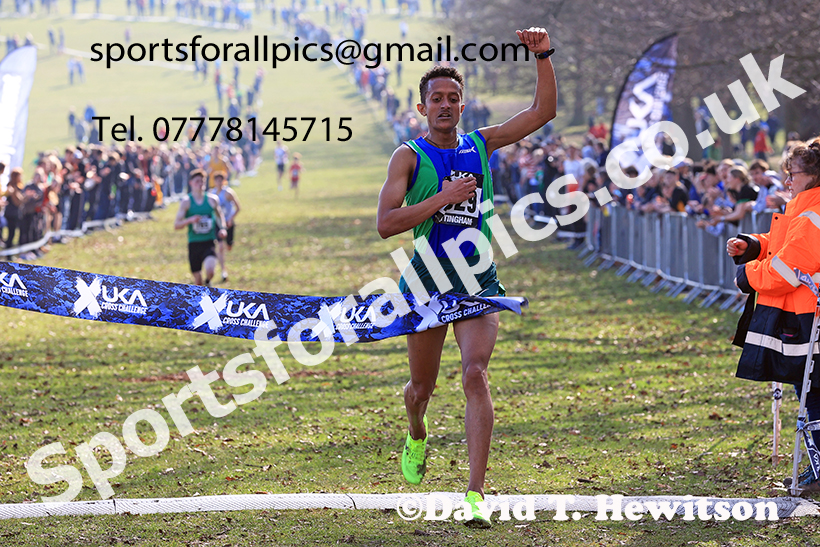 Mens under-20s 2025 UK CAU Inter Counties Cross Country Champs., Wollaton Park, Nottingham. Photo: David T. Hewitson/Sports for All Pics